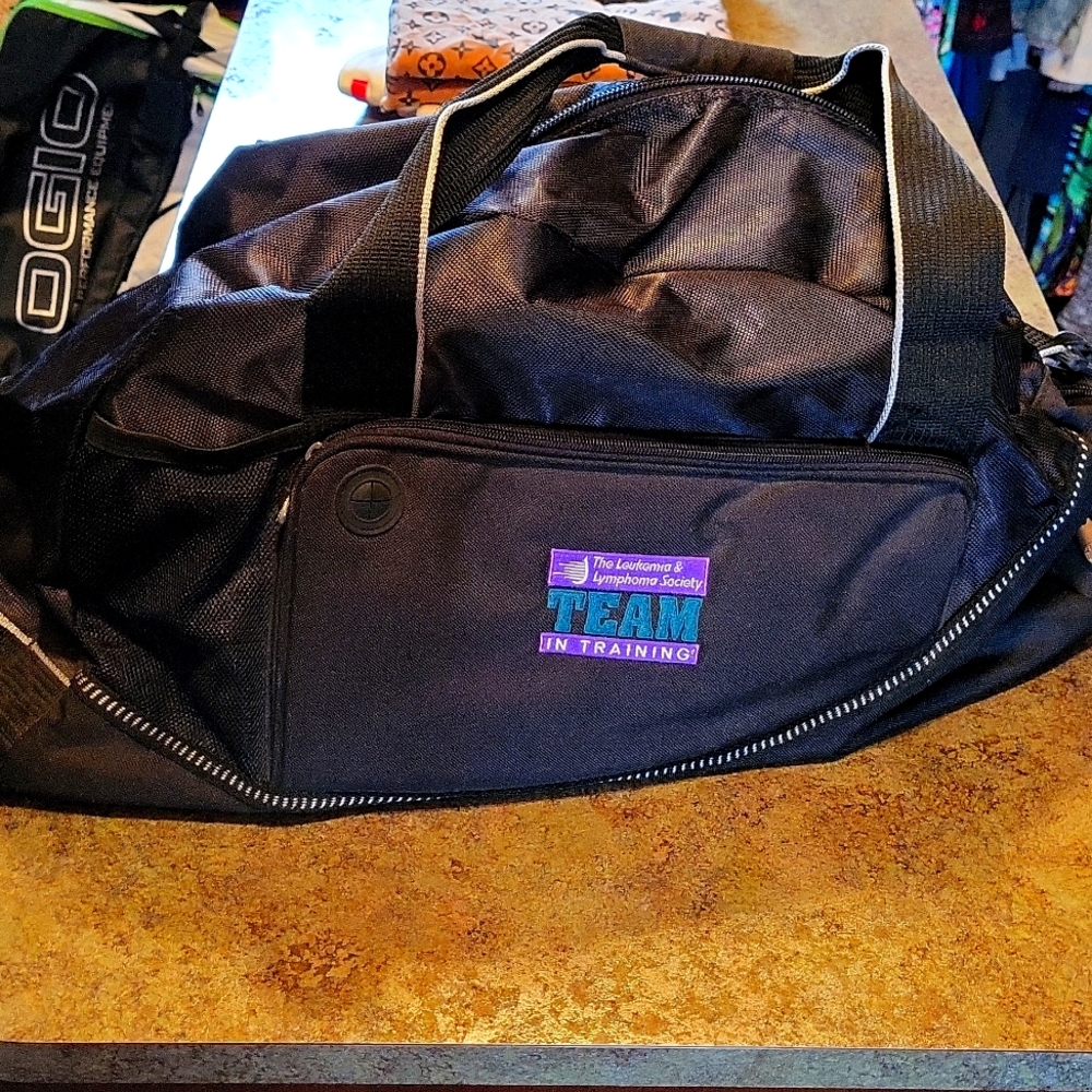 Team in Training canvas gear bag for running or triathlons